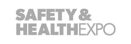 Safety and health expo logo.